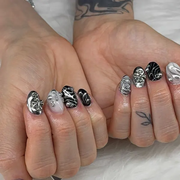 Black chrome art