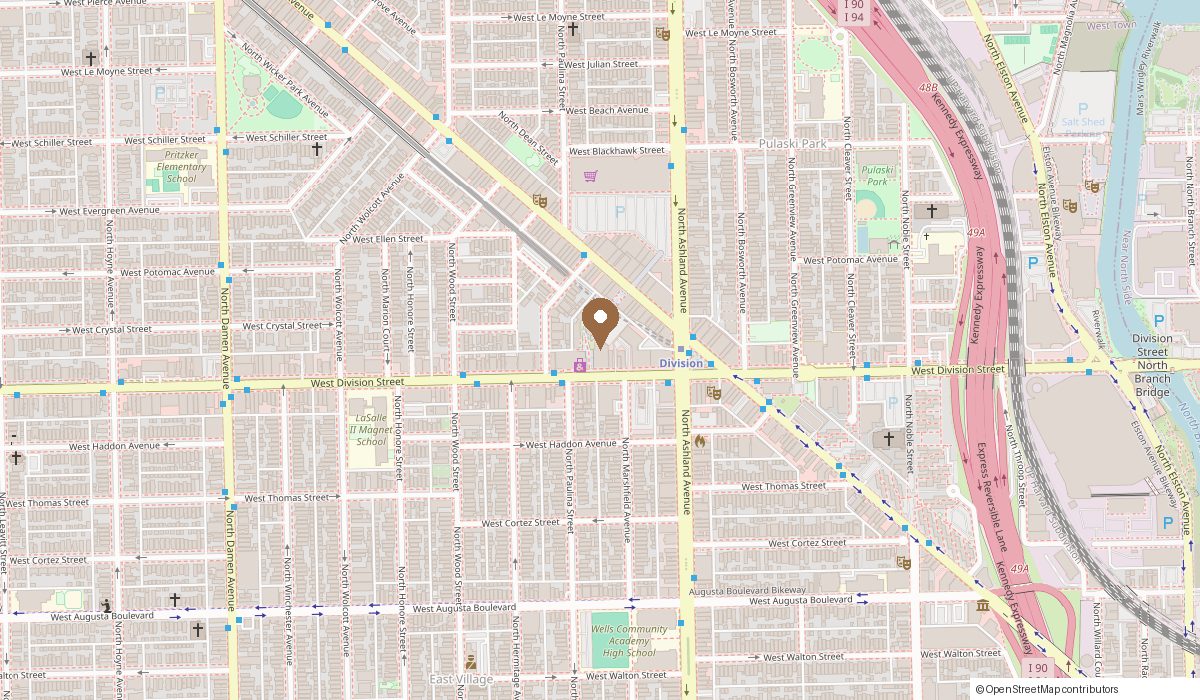 Map: 1640 W Division St Suite 3, Chicago, IL 60622